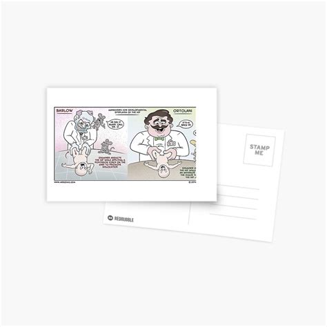 "Barlow vs. Ortolani" Postcard for Sale by Medcomic | Redbubble