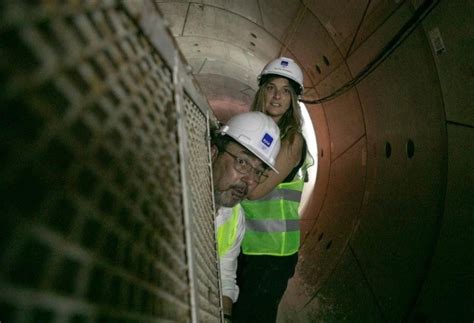 Malena Galmarini Recorrió Los Avances De La Obra De Sistema Agua Sur