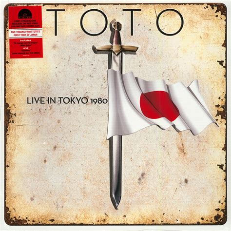 Toto Live In Tokyo 1980 Red Record Store Day 2020 Edition Vinyl LP