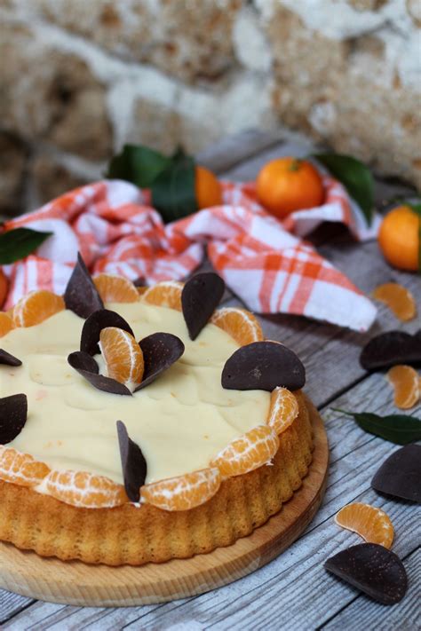 Crostata Morbida Con Crema Pasticcera Al Mandarino Cibo Che Passione