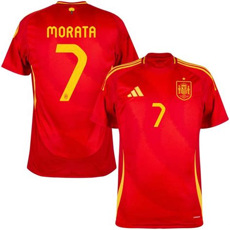 Maillot Espagne Domicile Euro Morata Foot Soccer Pro