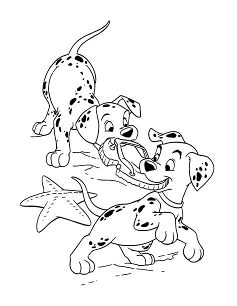 Dalmatian Coloring Page - Coloring Home