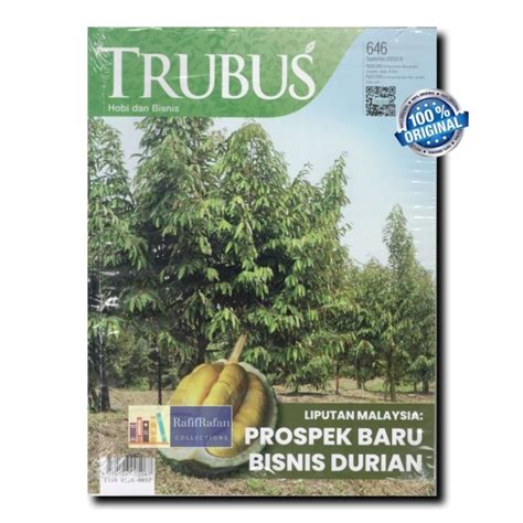 Jual Majalah Trubus Edisi September Liputan Malaysia