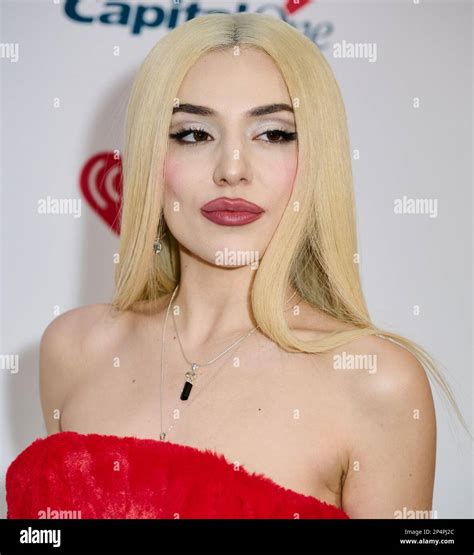 Washington D C Usa December Ava Max Poses At Hot S Iheartradio Jingle Ball