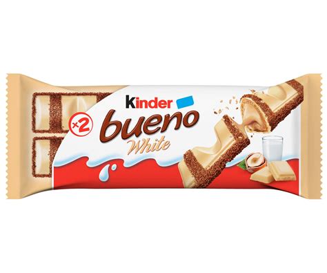 Kinder Bueno White T2 Ferrero Barrita De Chocolate Con Leche Y