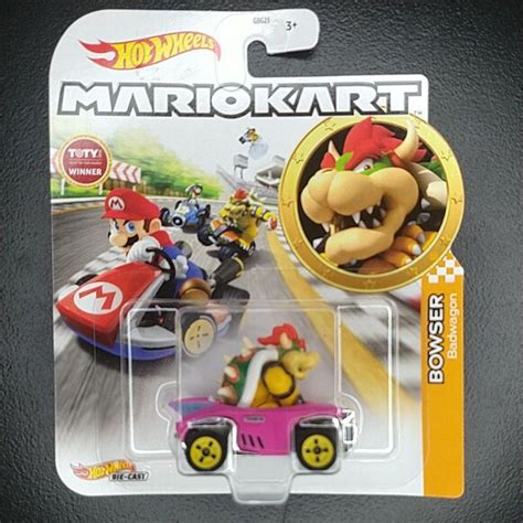 Hot Wheels Bowser Badwagon Mario Kart Gbg Shopee Brasil