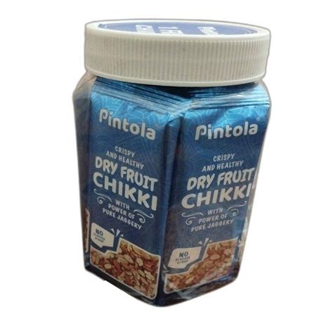 Pintola Healthy Dry Fruit Chikki 6 Months Packaging Size 13 Pieces