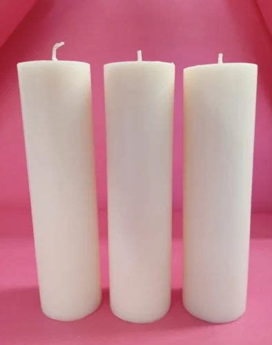 White Pillar Candles At Rs 250piece In Nagpur Id 2851724004491