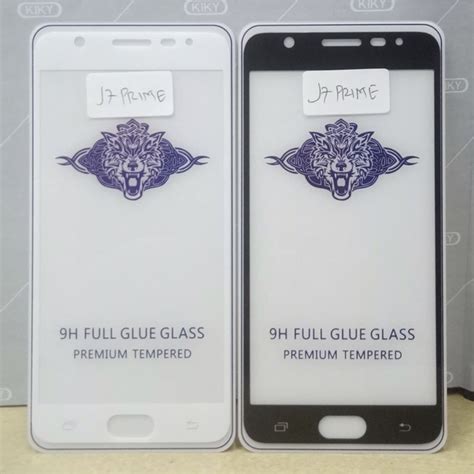 Jual TEMPERED GLASS FULL LEM SAMSUNG J7 PRIME BLACK WHITE GOLD BC