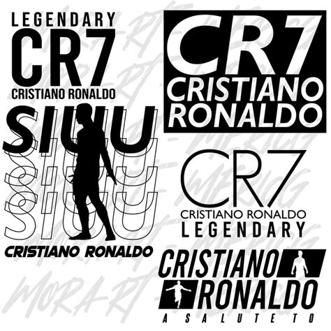 Cristiano Ronaldo Svg Cr Svg Laser Cut Files Cricut Etsy