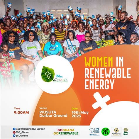 Women In Renewable Energy Volta Region 2023 Affiche