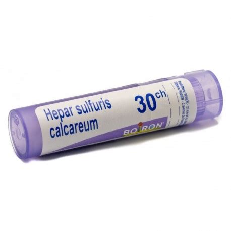 Boiron Hepar Sulfuris Calcareum Medicinale Omeopatico Ch G