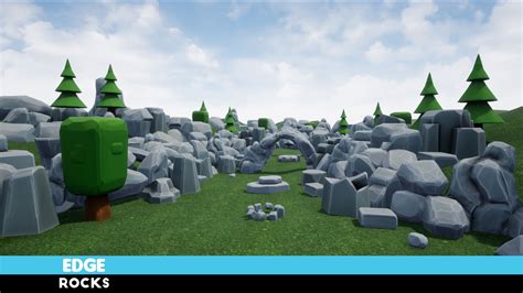 Stylized rocks pack in Props - UE Marketplace