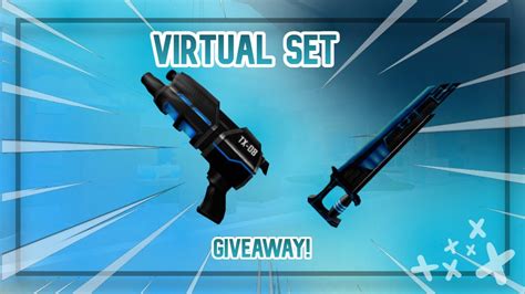 Virtual Set Giveaway Mm2 Giveaway Youtube