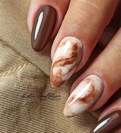 40 Cool Brown Nail Designs To Try In Fall The Glossychic