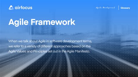 What Is An Agile Framework Definition History And Examples