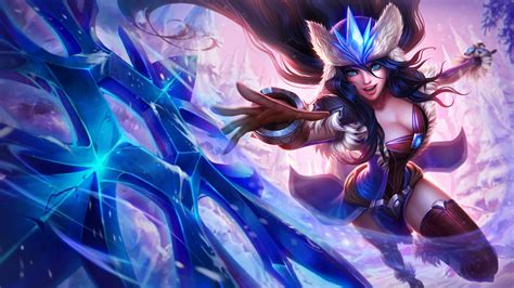 Sivir Lol Snowdown Snow Storm Skin 118 Anon Forge