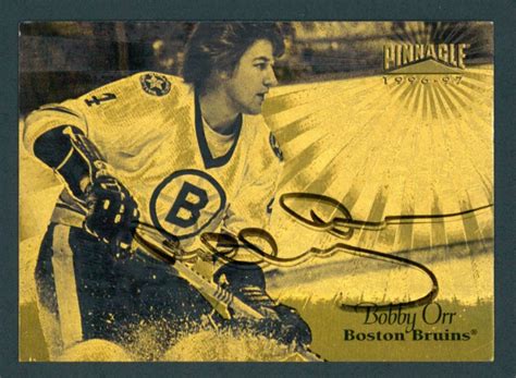 Bobby Orr Signed 1996 Pinnacle Bobby Orr Autograph #NNO (JSA COA ...