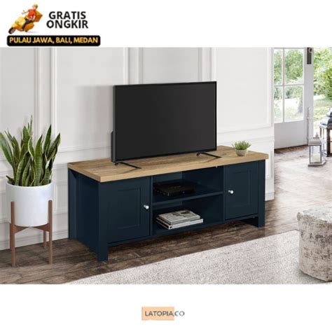 Latopia Yokoma Meja Tv Rak Tv Minimalis Modern Shabby Chic Maks Tv