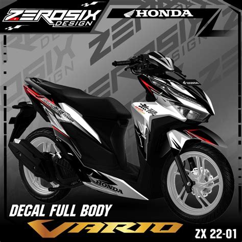 Decal Sticker Honda Vario 125 150 2018 FULL BODY Mugen Power Lazada