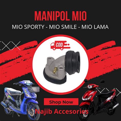 Jual Manipul Manipol Intake Manifold Mio Sporty Mio Smile Mio Lama