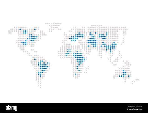 Dot Map Infographic Chart Design Element Stock Vector Image And Art Alamy
