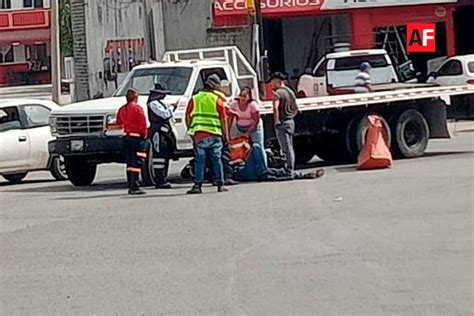 Motociclista Lesionado Tras Ser Arrollado Por Camioneta En Carretera A