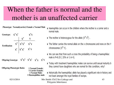 Ppt Chapter Sex Linkage And Polygenic Inheritance Powerpoint