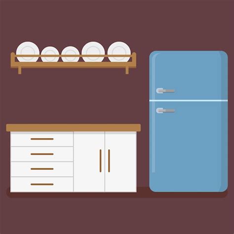 Premium Vector | Cartoon kitchen cooking background vector illustration