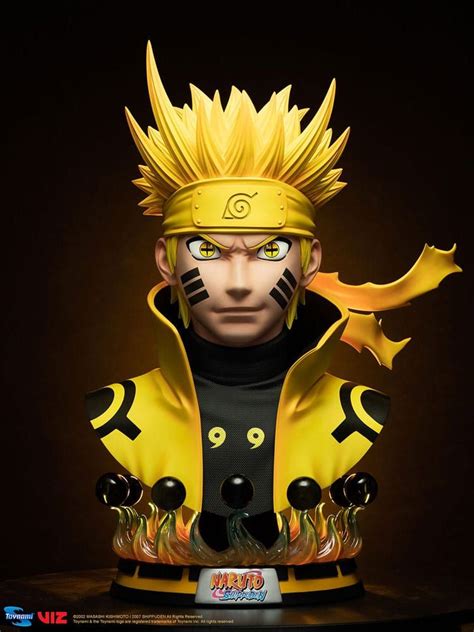 Naruto Shippuden Bust 1 1 Naruto Six Paths Sage Mode 61 Cm Toynami