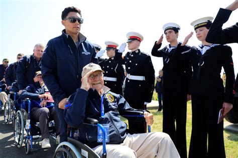 WWII Veterans Return To Utah Beach To Commemorate The 79th Anniversary