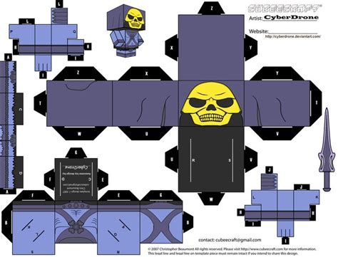 Cubee Skeletor Classic Skeletor Classic Paper Crafts