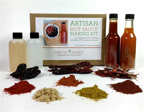 Artisan Hot Sauce Making Kit Make 3 Sauces By Growandmake On Etsy