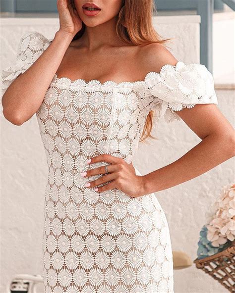 Neuheiten 2024 2023 Midi Kleid Bodycon Hochzeit Party Kleid in Weiß