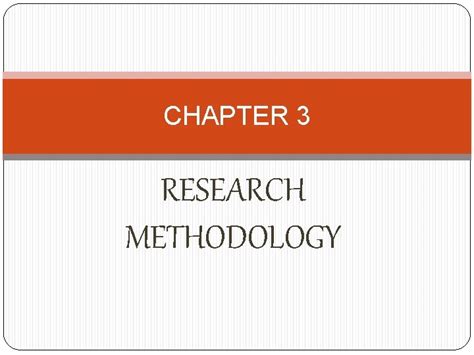 CHAPTER 3 RESEARCH METHODOLOGY Components Of A Research