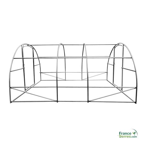 Serre tunnel SEMI PRO 12m² avec 2 portes