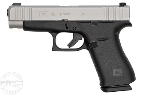 Glock 48 Silver Slide 9mm - Guntech Interarms