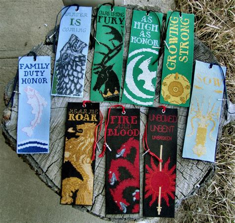 Game Of Thrones Bookmarks Complete By Katjakay On Deviantart