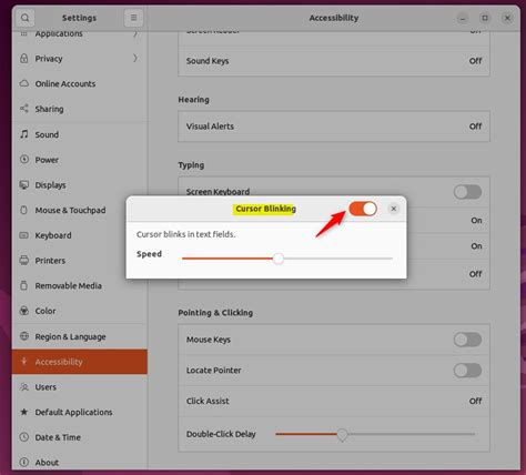 How To Enable Or Disable Cursor Blinking In Ubuntu Linux Geek Rewind