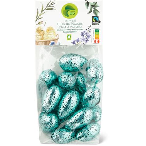 Migros Bio · Chocolate Eggs · Milk • Migros Online