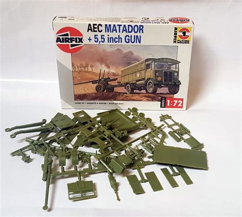 Airfix AEC Matador And 5 5 Inch Gun Finished A Kit You Built As