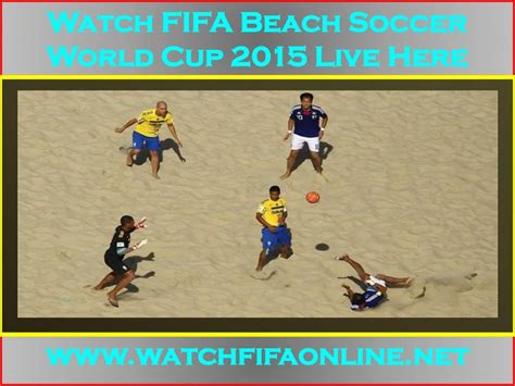 Ppt Live Fifa Beach Soccer World Cup Match Powerpoint Presentation