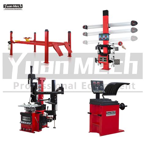 Tire Changer Wheel Alignment Balancer Machine Post Car Lift For