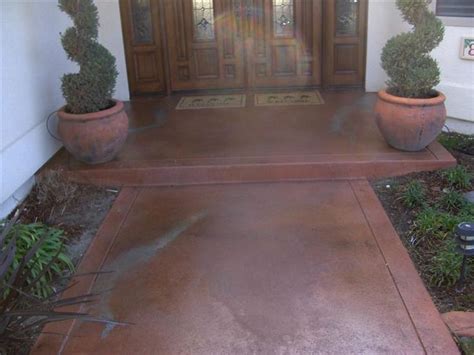 Patina Stained Decorative Concrete San Luis Obispo Ca Concrete