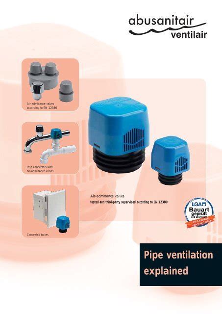 Pipe Ventilation Explained Abu Plast Kunststoffbetriebe Gmbh