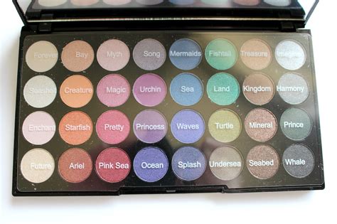 Revolution Beauty Mermaids Forever Ultra Eyeshadows Palette Reviews