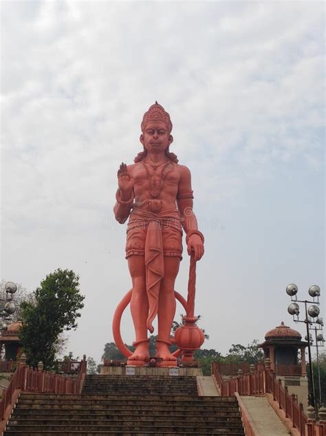 Lord Hanuman Ji Statue stock image. Image of ancient - 272826125