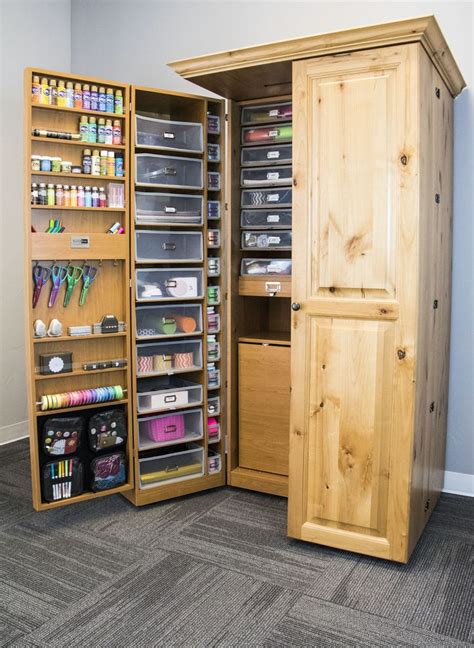 Pin by Sue Thomas on DreamBox | Craft storage cabinets, Organization ...