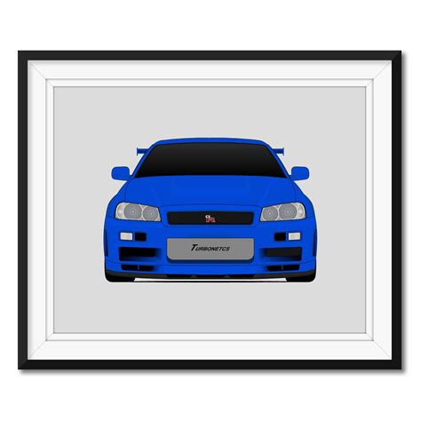 Nissan Skyline Fast And Furious Drawing