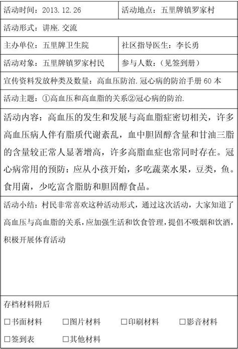 2013年12月慢病自我管理小组word文档在线阅读与下载无忧文档